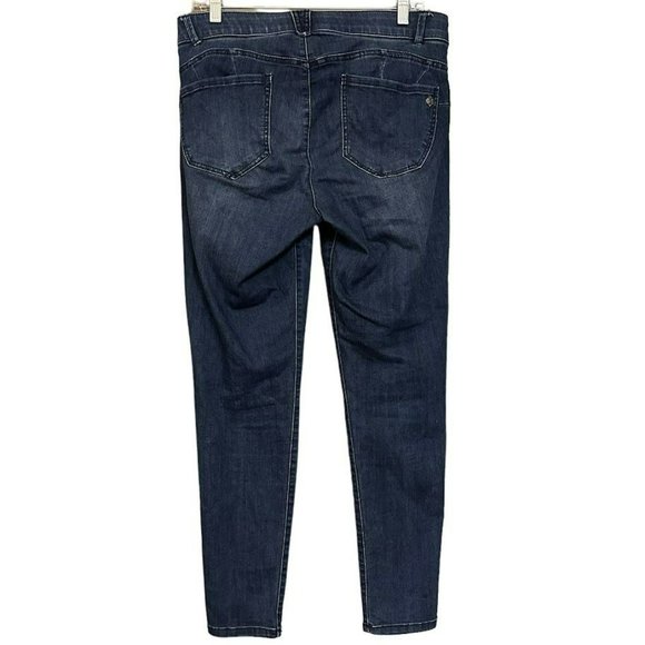 Democracy "Ab"solution Ab Technology Dark Wash Skinny Jeans Womens 10 - Picture 2 of 5